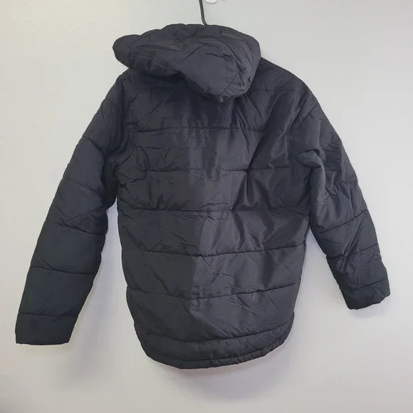 Carhartt Rain Defender Relaxed Fit Hooded Puffer Jacket Black OJ5457-W Womens M - Picture 9 of 10